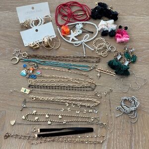 Jewelry Haul Necklaces Earrings Rings & More Pearls Hearts ⭐️ Stars Evil Eyes
